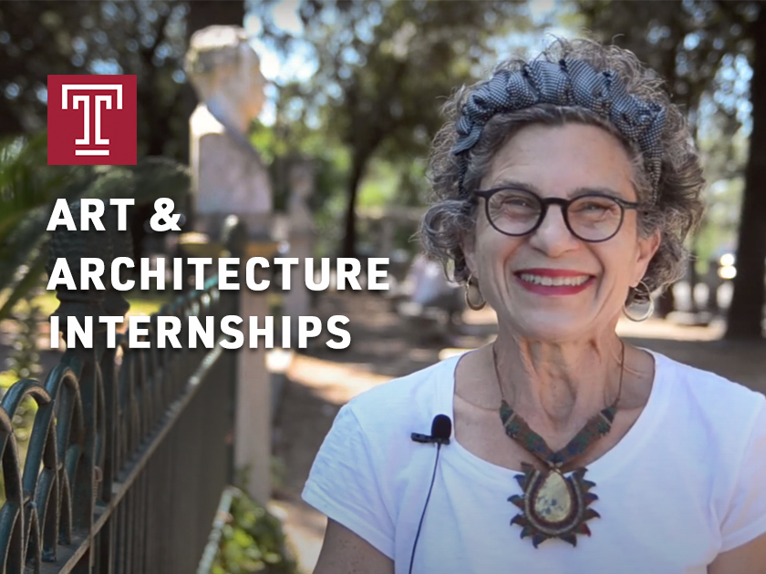 Art and Architecture Internships at Temple Rome