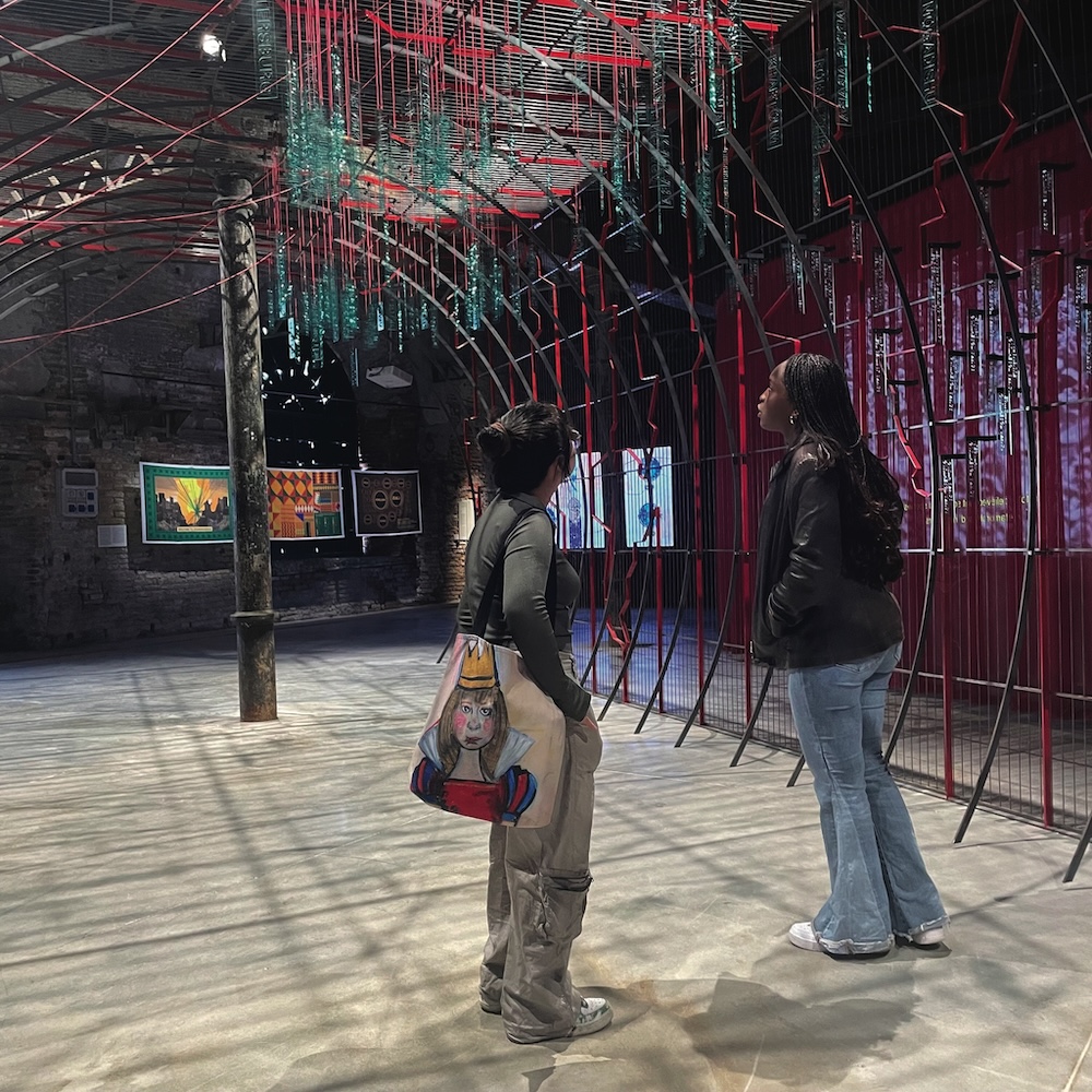 Visiting the Biennale of modern art in Venice