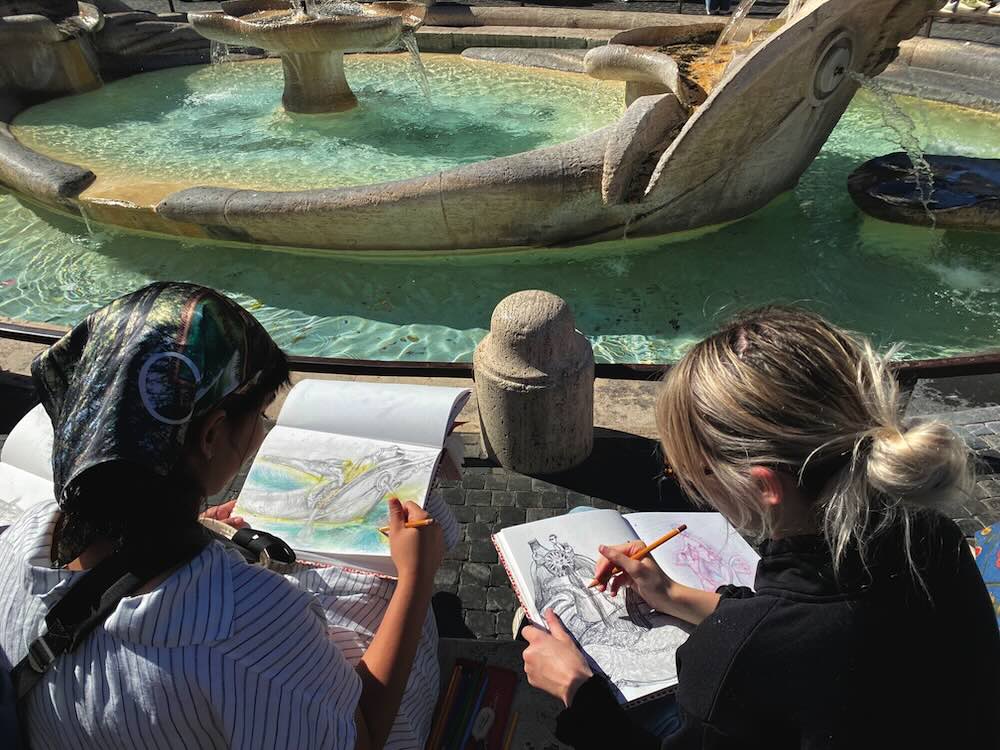 Sketching in Rome