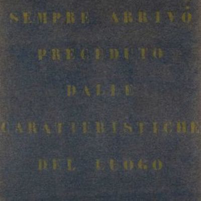 image: Vincenzo Agnetti Ritratto d'Uomo