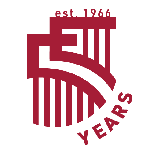 55th anniversary logo